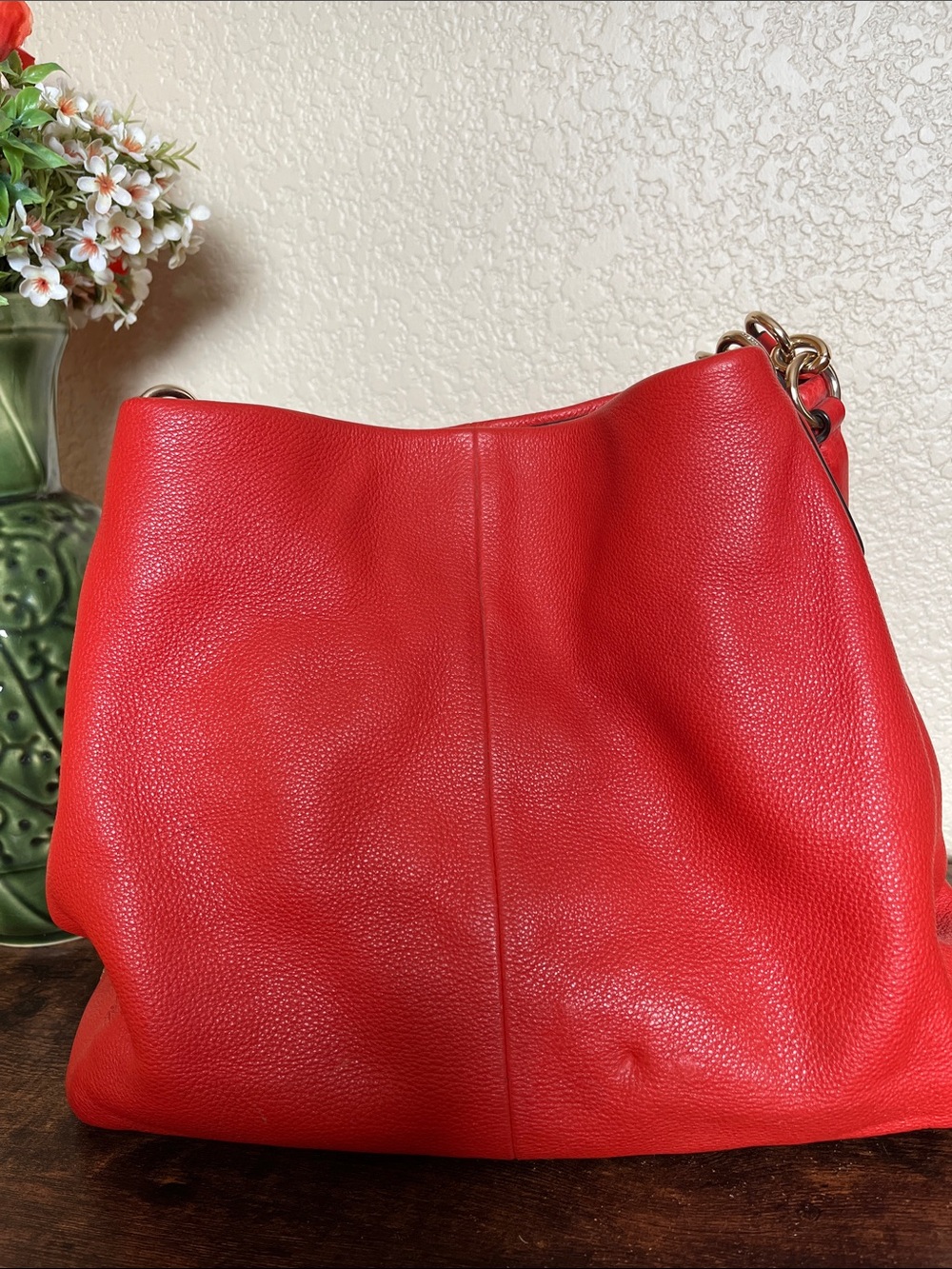 Coach Madison Phoebe Pebbled Leather Shoulder Bag - Picture 3 of 16
